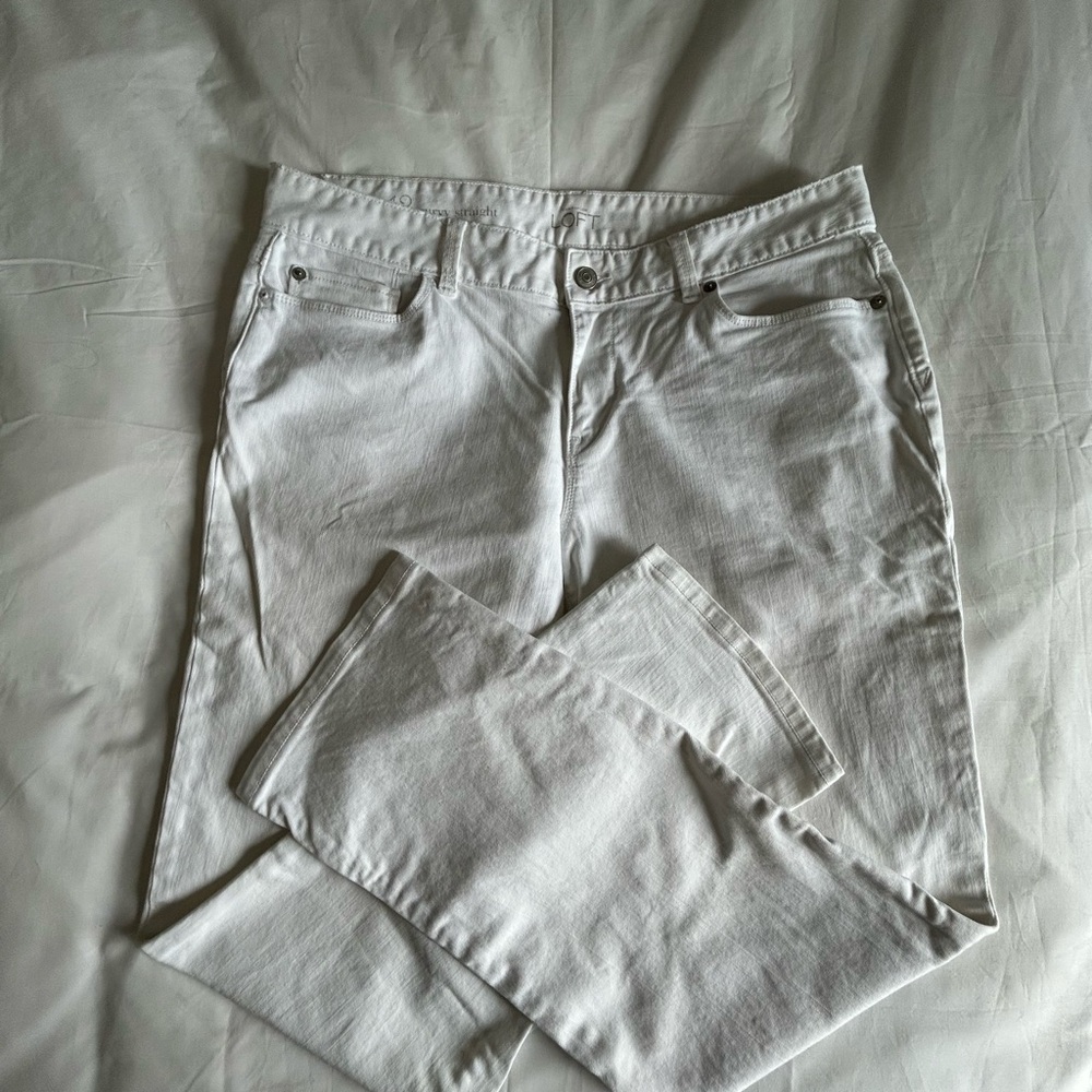 LOFT White Women's Pants
